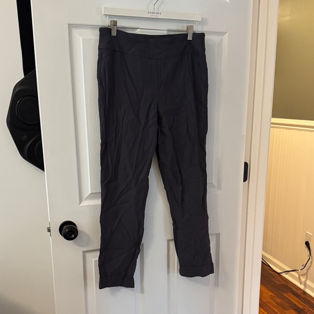 Tribal Charcoal Cropped Pants